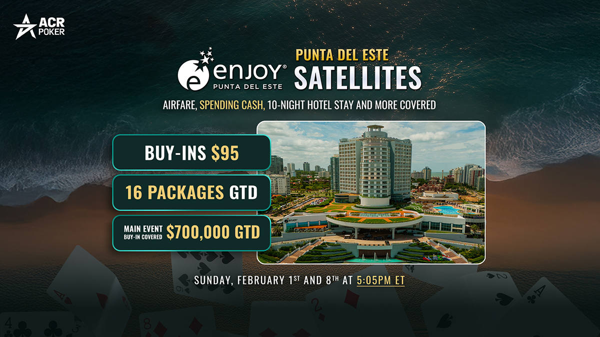 Первые квалифицированные игроки Enjoy Poker Tour на ACR Poker