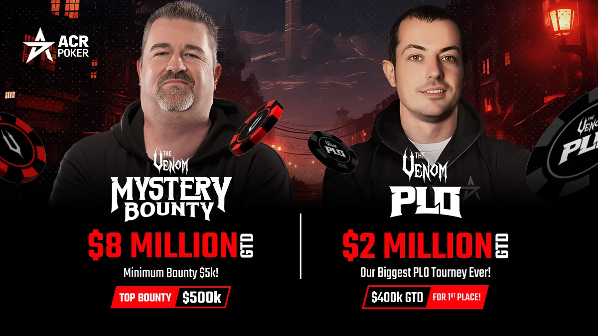 Поля Веномов на День 2 в ACR Poker