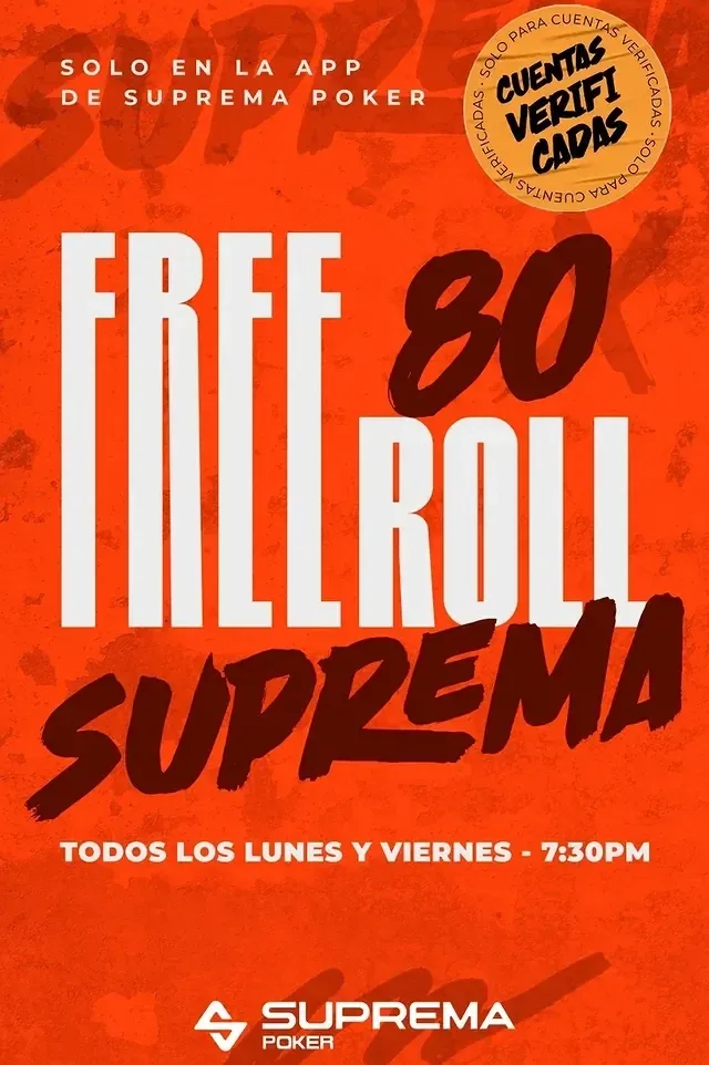 Freerolls Suprema E1771654319107