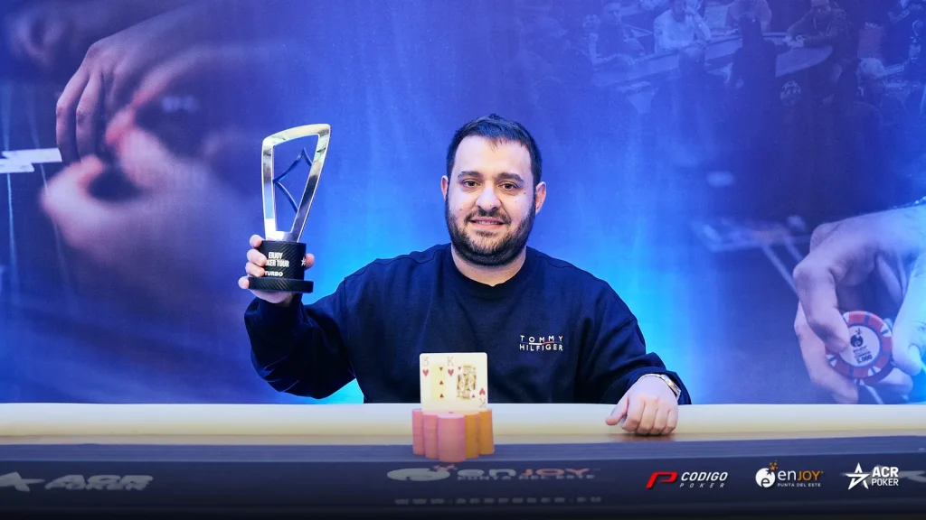 Enjoy Poker Tour: Nicolás Salvagno se quedó con otro evento Turbo