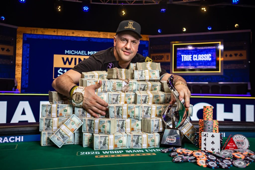 Майкл Мизрахи Чемпион Главного События Wsop 2025