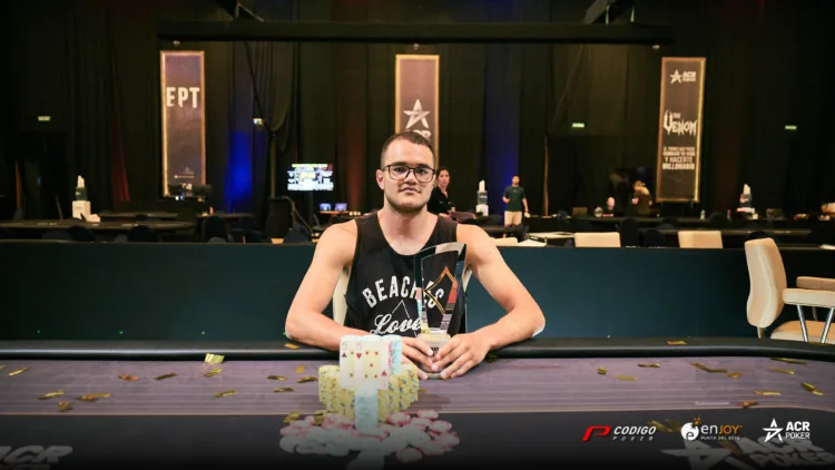 Карлос Серрано выиграл первый Main Event 2026 года на Enjoy Poker Tour - CodigoPoker