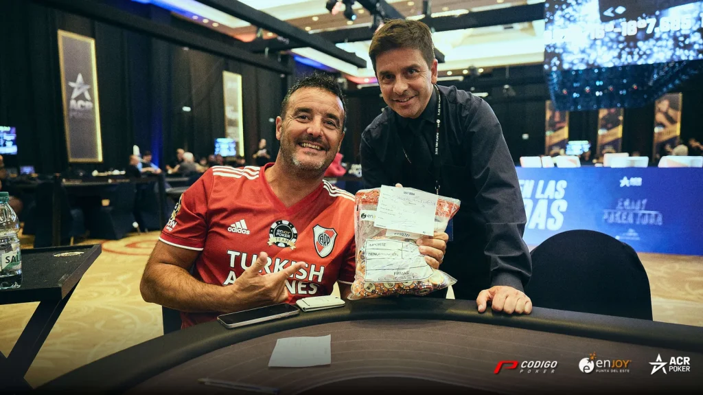 Enjoy Poker Tour: Fernández y Serafini lideraron el inicio del Main Event