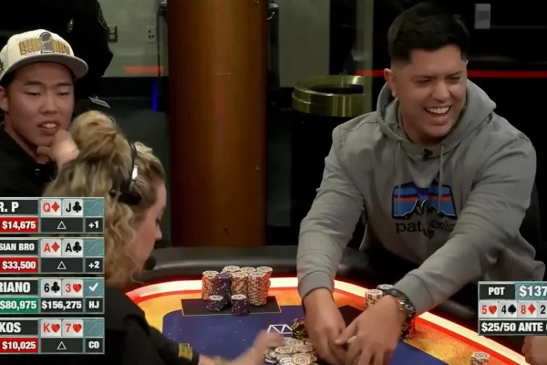 Невероятная рука, в которой Мариано Грандоли выиграл US$137K в Hustler Casino Live - CodigoPoker