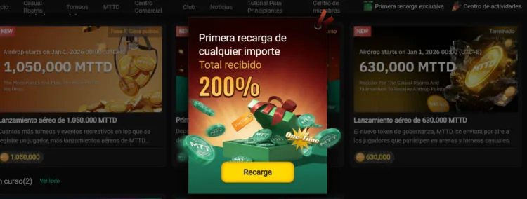 Mtt Sports вознаграждает новых игроков