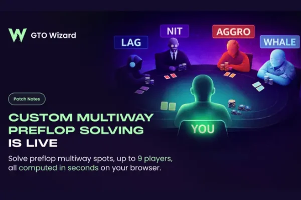 GTO Wizard Запускает режим Multiway Preflop для рук до 9 игроков - CodigoPoker