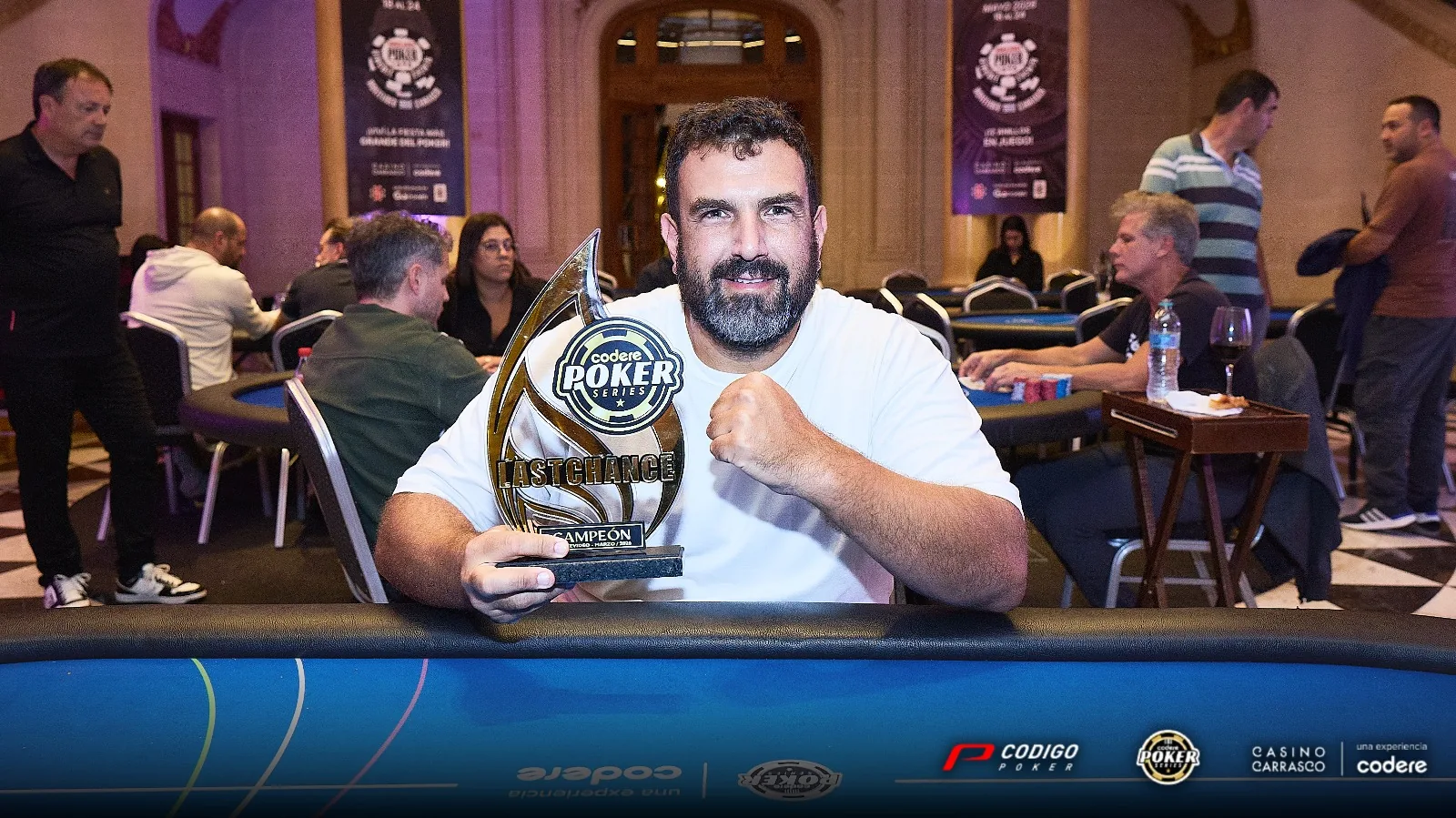 Pablo Gómez выиграл Last Chance на Codere Poker Series в Casino Carrasco - CodigoPoker