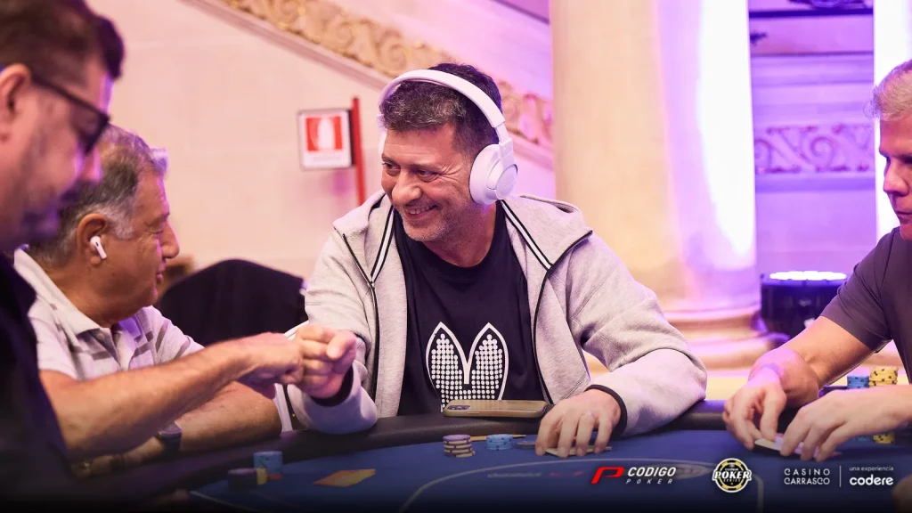 Codere Poker Series: Bianchini y Romano avanzan firmes en Casino Carrasco