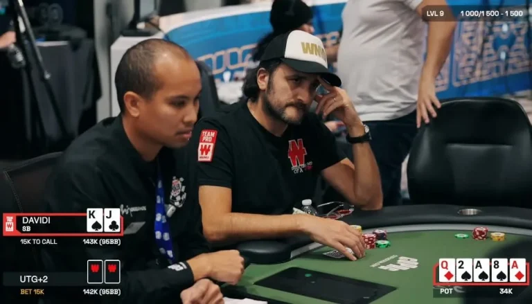 Davidi Kitai y el arte de pensar bajo fuego en el Main Event de la WSOP