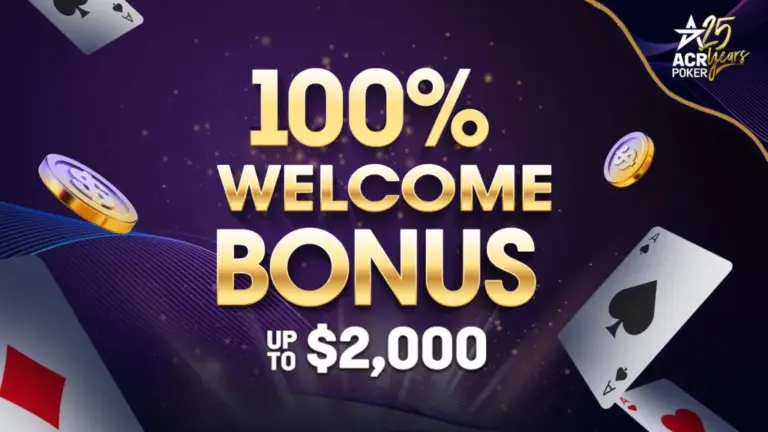 ¿El mejor momento para jugar? Ahora, con el bono de bienvenida de ACR Poker