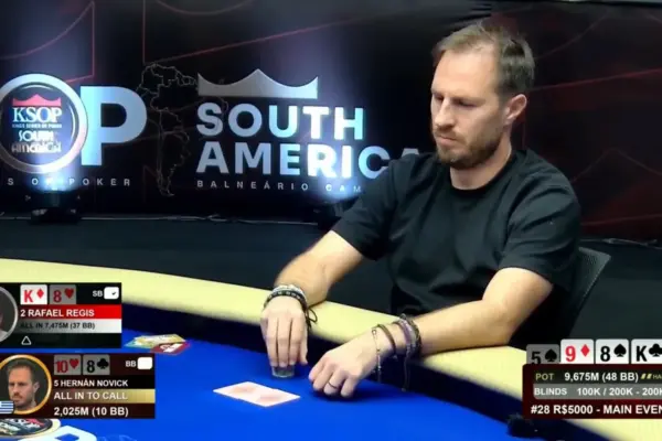 Уругваец Hernán Novick занял 5° на Main Event KSOP South America - CodigoPoker
