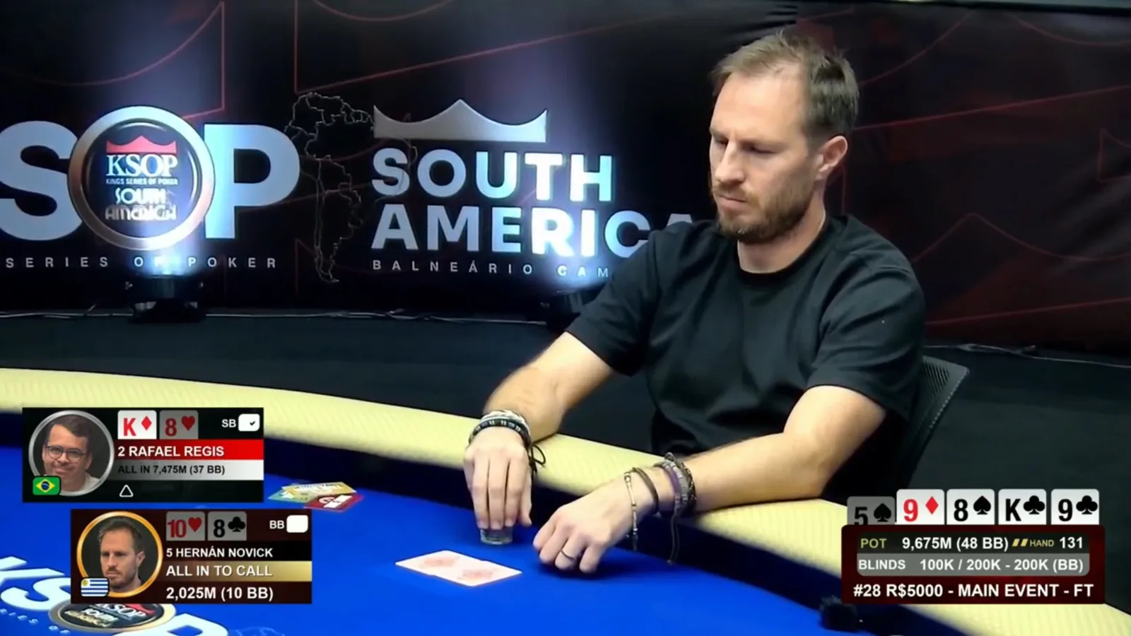 Уругваец Hernán Novick занял 5° на Main Event KSOP South America - CodigoPoker