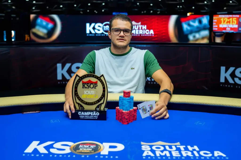 Carlos Serrano se quedó con un High Roller lleno de figuras en el KSOP South America