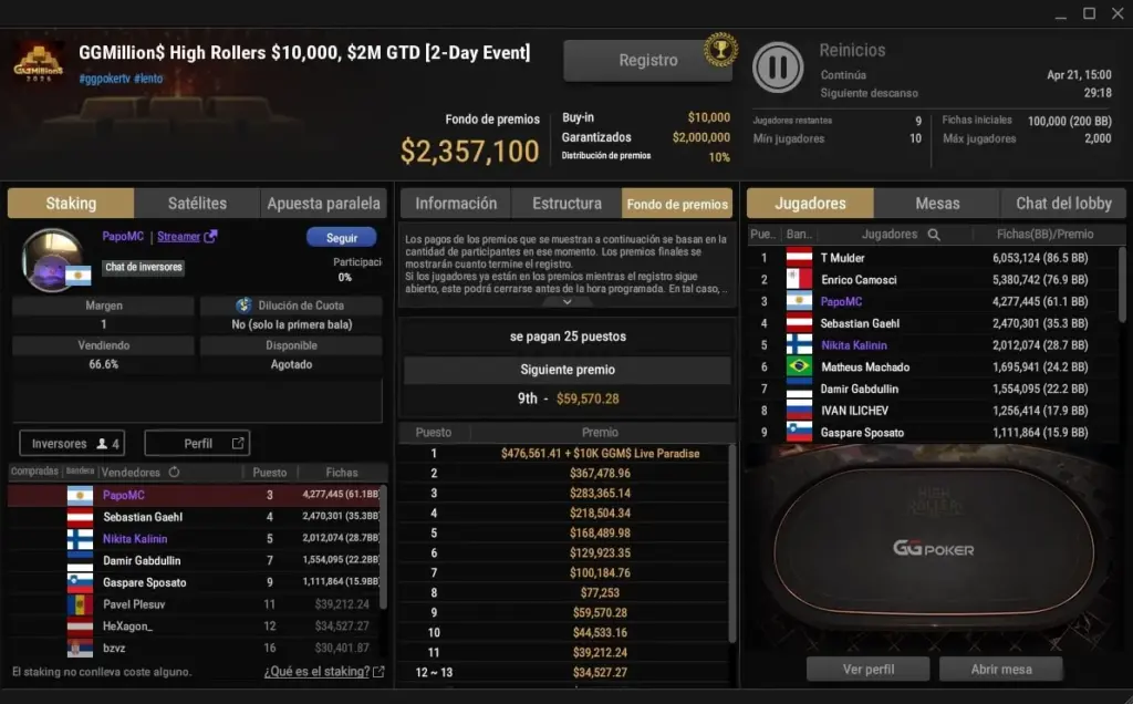 Лобби GGMillion$ 19 04