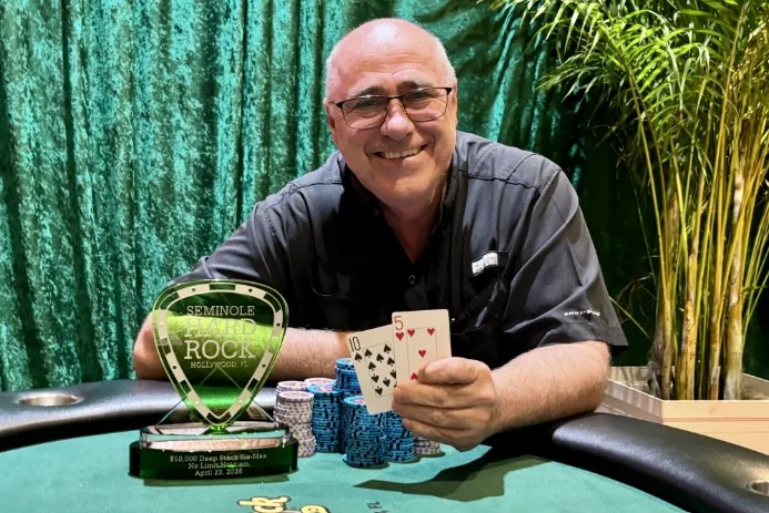Giuseppe Iadisernia выиграл еще один титул на Seminole Hard Rock Poker Showdown и продолжает быть в ударе в 2026 году -