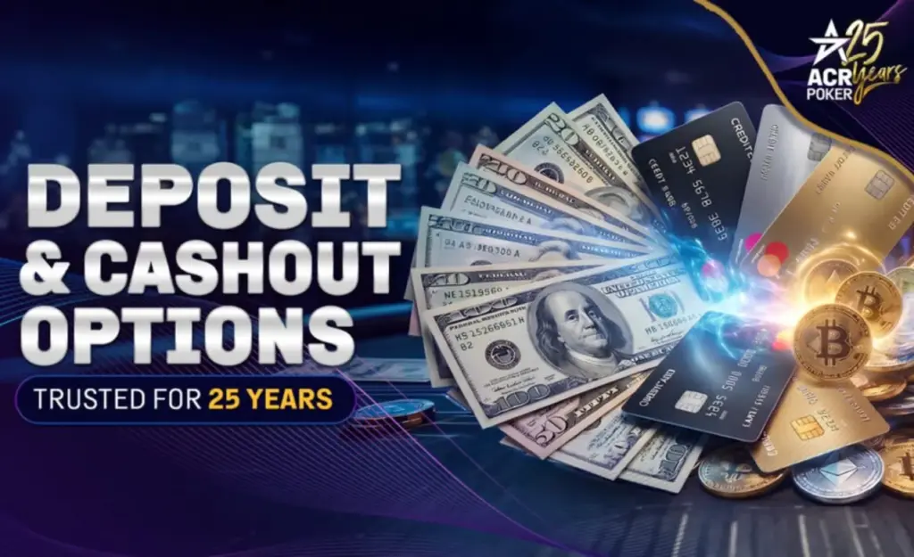 Хотите перенести свои биткойны, USDT и другие криптовалюты за столы ACR Poker?