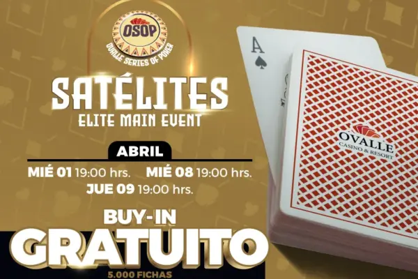Сегодня пройдите отбор БЕСПЛАТНО в Main Event Ovalle Series of Poker - CodigoPoker