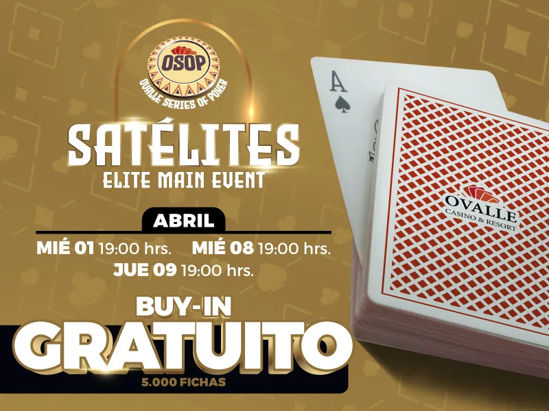 Сегодня пройдите отбор БЕСПЛАТНО в Main Event Ovalle Series of Poker - CodigoPoker
