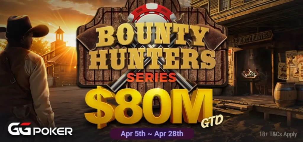 Regresan las Bounty Hunters Series a GGPoker con US$80 millones en premios