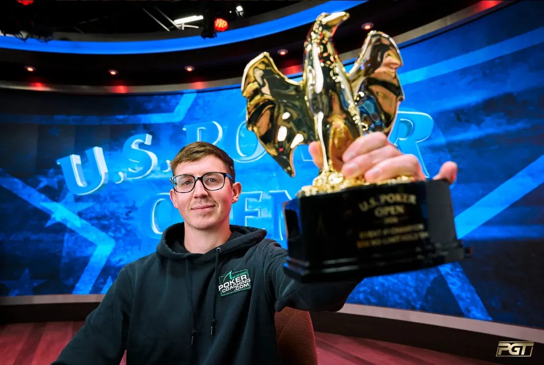Брок Уилсон остается неудержимым: он выиграл первый турнир U.S. Poker Open и уже завоевал три титула за месяц -