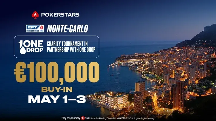 Монте-Карло делает высокую ставку на благотворительность: стартует €100K High Roller for One Drop