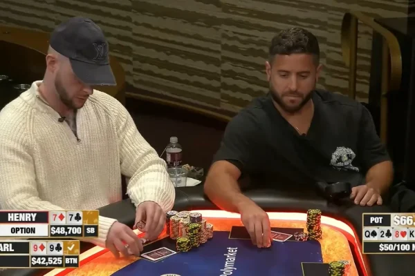 Henry Guttman сошел с ума и сыграл с парой семерок на сумму более US$100K в Hustler Casino Live - CodigoPoker