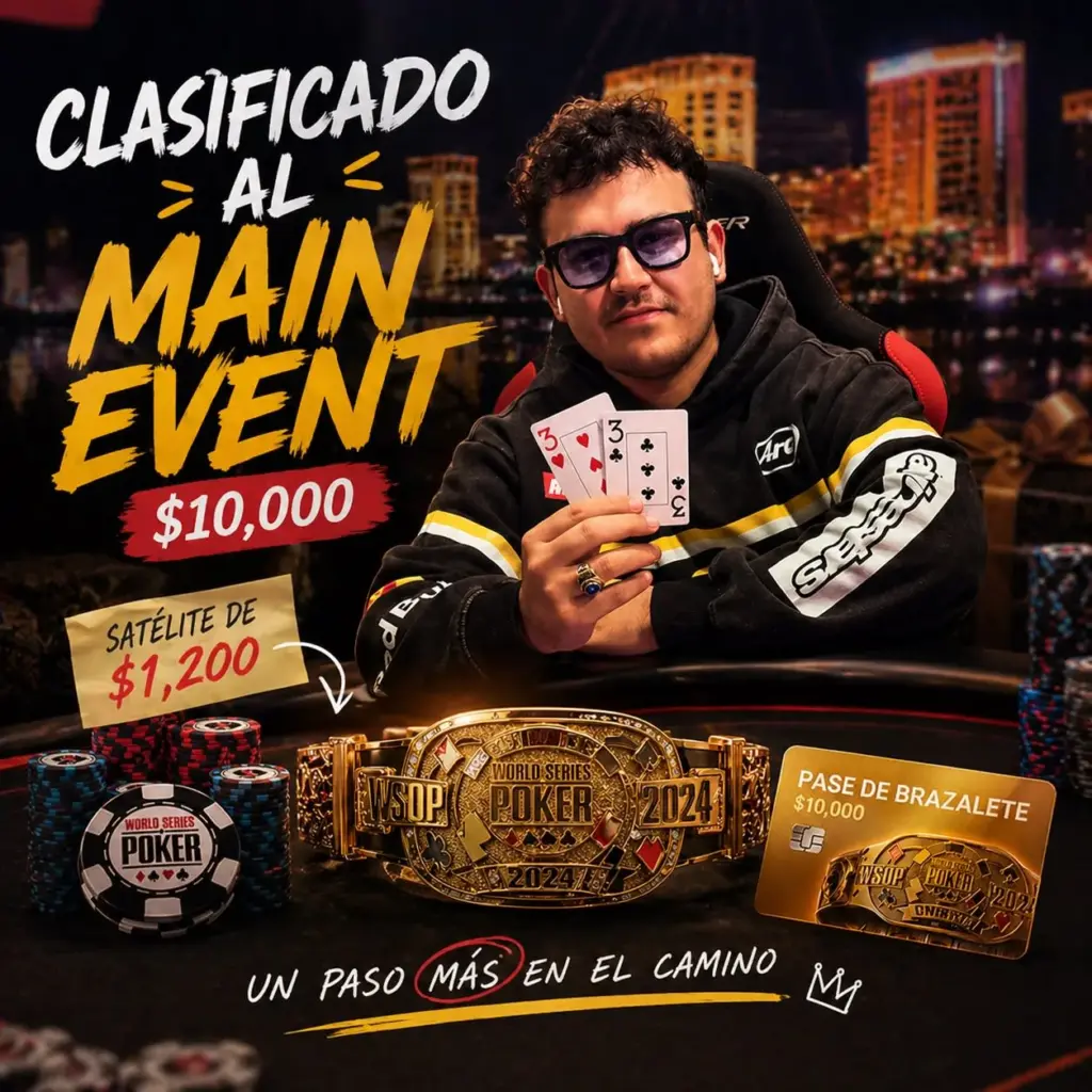 Сальдуа Main Event WSOP 2026 Bracelet Pass GGPoker