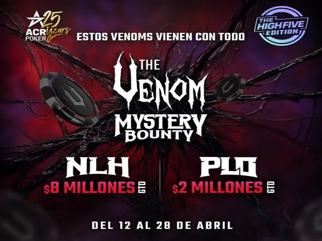 Гарантии превышены и миллионы в игре: сегодня День 2 Venom на ACR Poker