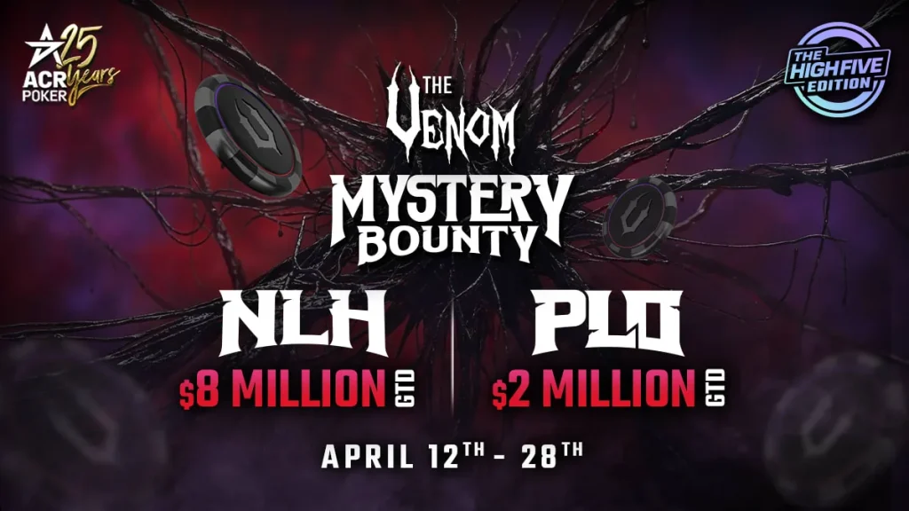 Se juega el Día 1B del Venom en ACR Poker y aún hay satélites gratis