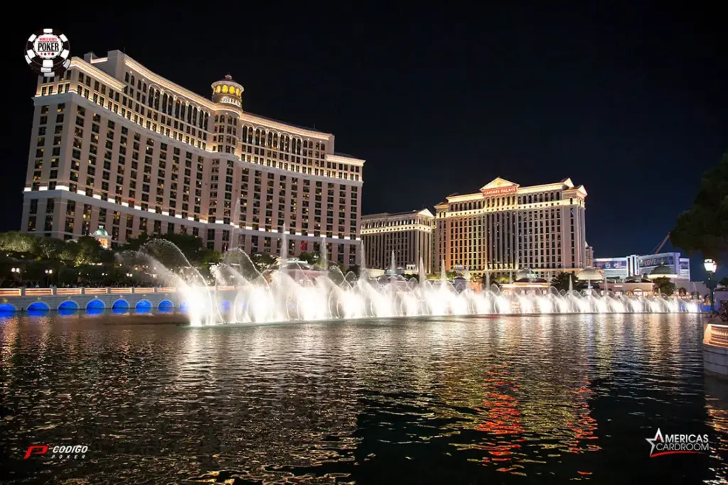 El Celebrity Poker Tour y su curiosa relación con la fuente más famosa de Las Vegas
