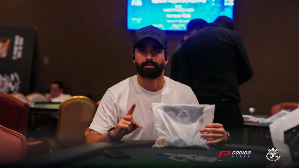 Gabriel Caballero lideró el Día 1A del Mini Main Event de la WSOP Panamá