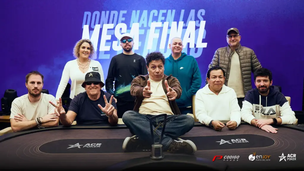 Se definió una mesa final de locos en el Main Event del Enjoy Poker Tour