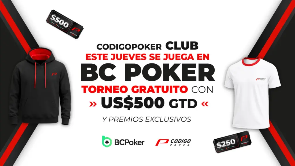 CodigoPoker Club: el campeón de mayo se define en BC Poker