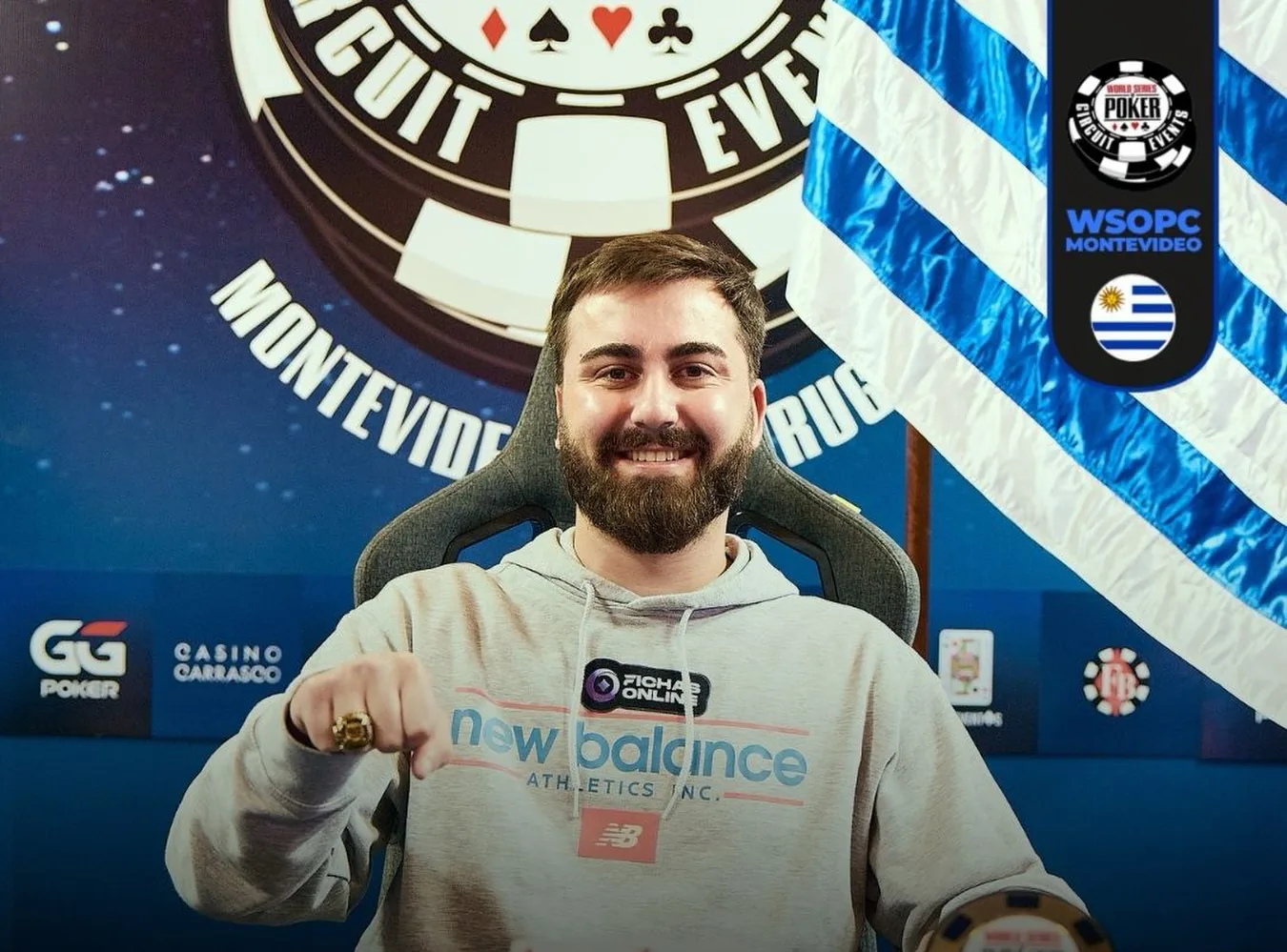 Lucas Borges завоевал событие Ring 500 на WSOP Montevideo - CodigoPoker