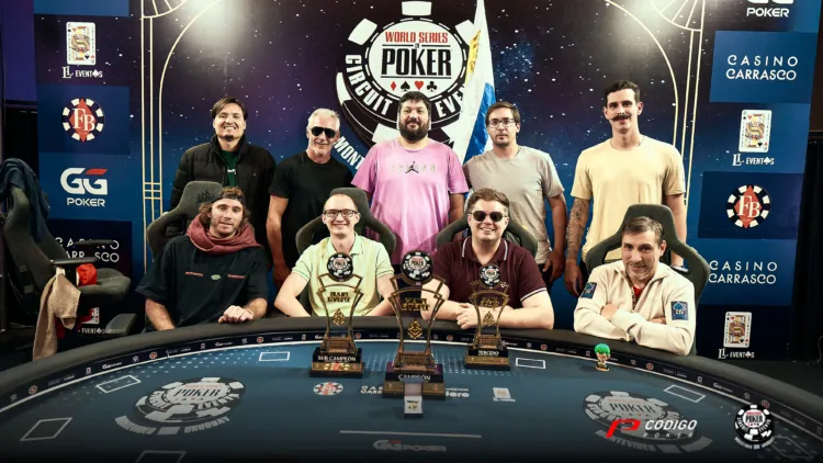 WSOP Монтевидео: Араухо лидирует за финальным столом Главного события, в котором также участвует Дамиан Салас - CodigoPoker
