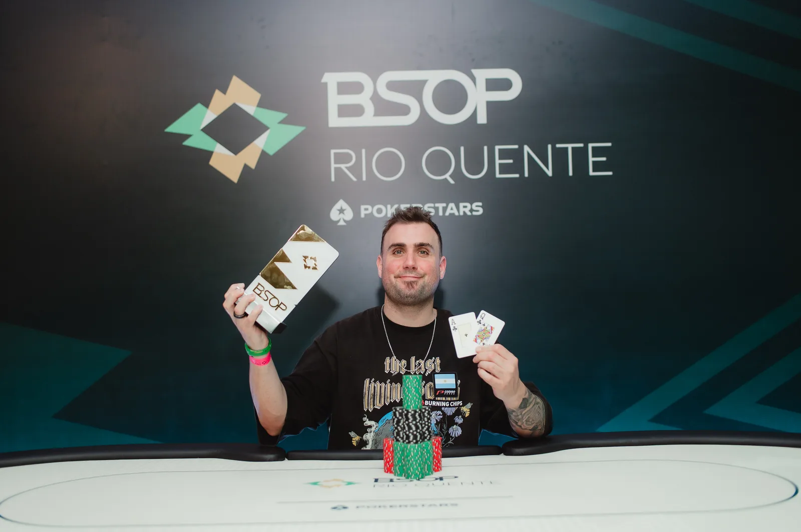 Хуан Бараттини выиграл титул в Turbo PKO на BSOP Rio Quente - CodigoPoker