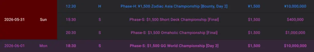 Eventos Gg World Festival