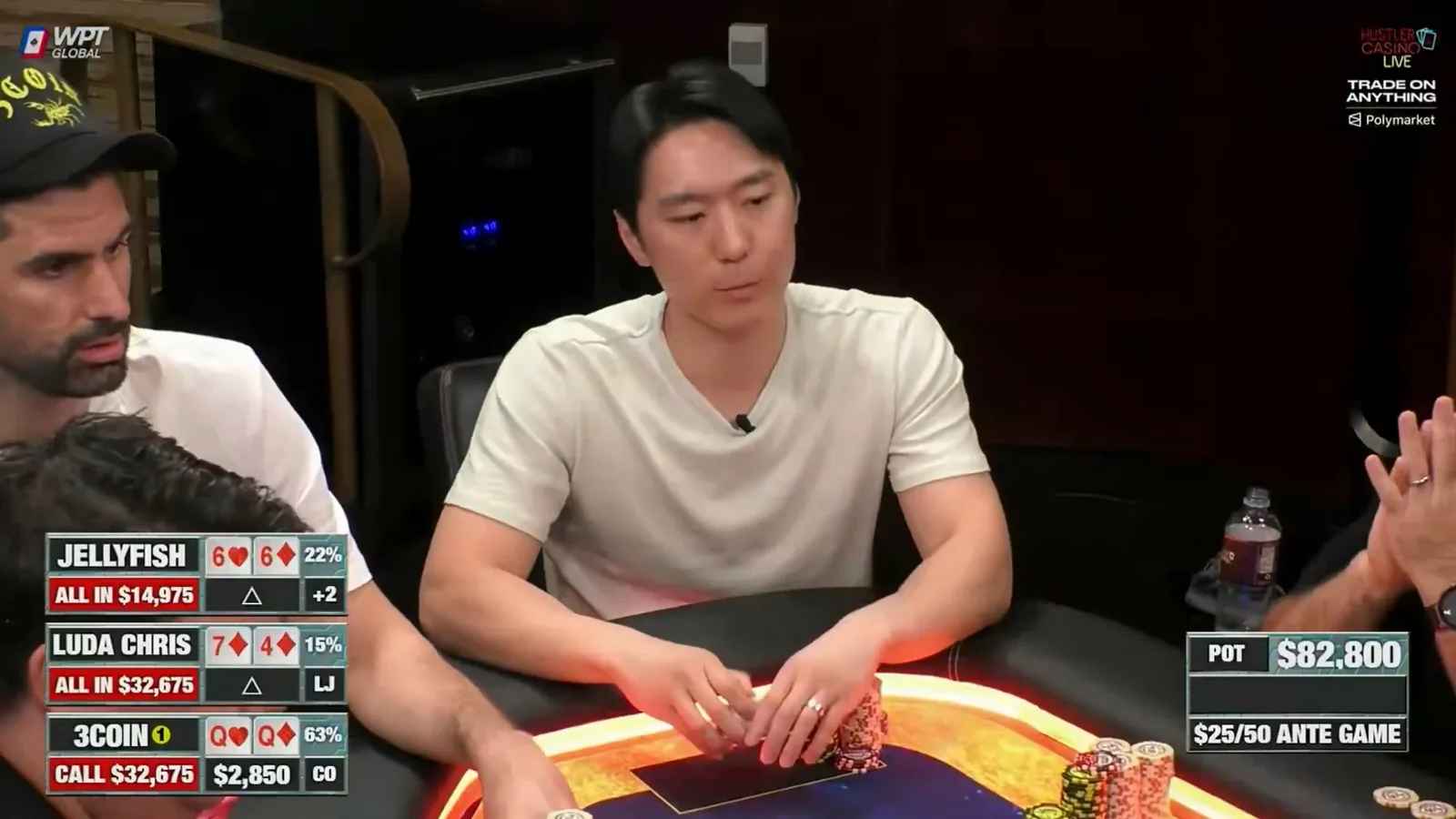 Noche de locura en Hustler Casino: ganó un pozo de más de US$80K con 7-4 - CodigoPoker