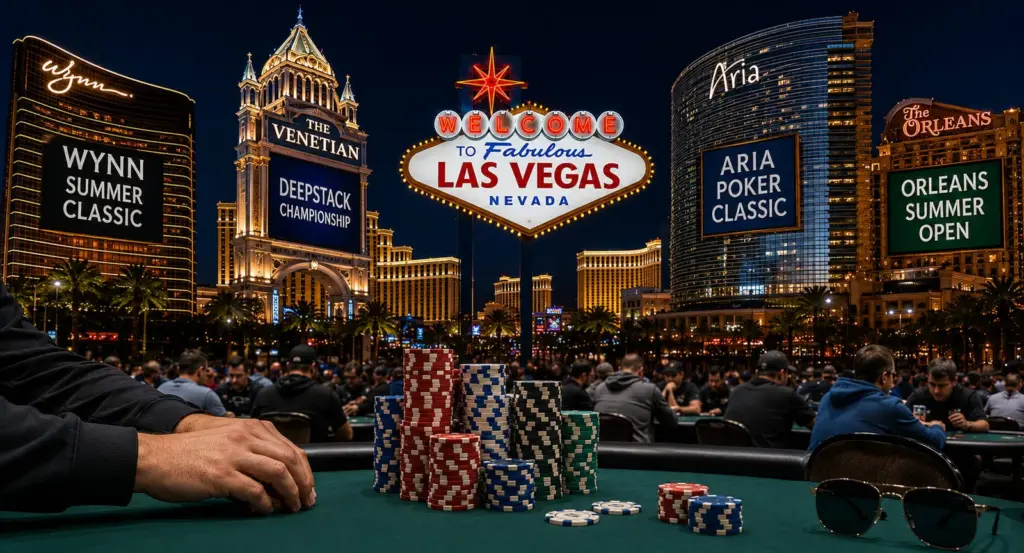 Más allá de la WSOP: los torneos de Las Vegas que todo jugador latino debe tener en el radar