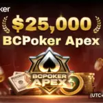 Apex de $25.000: Ежемесячное событие BCPoker в эту субботу