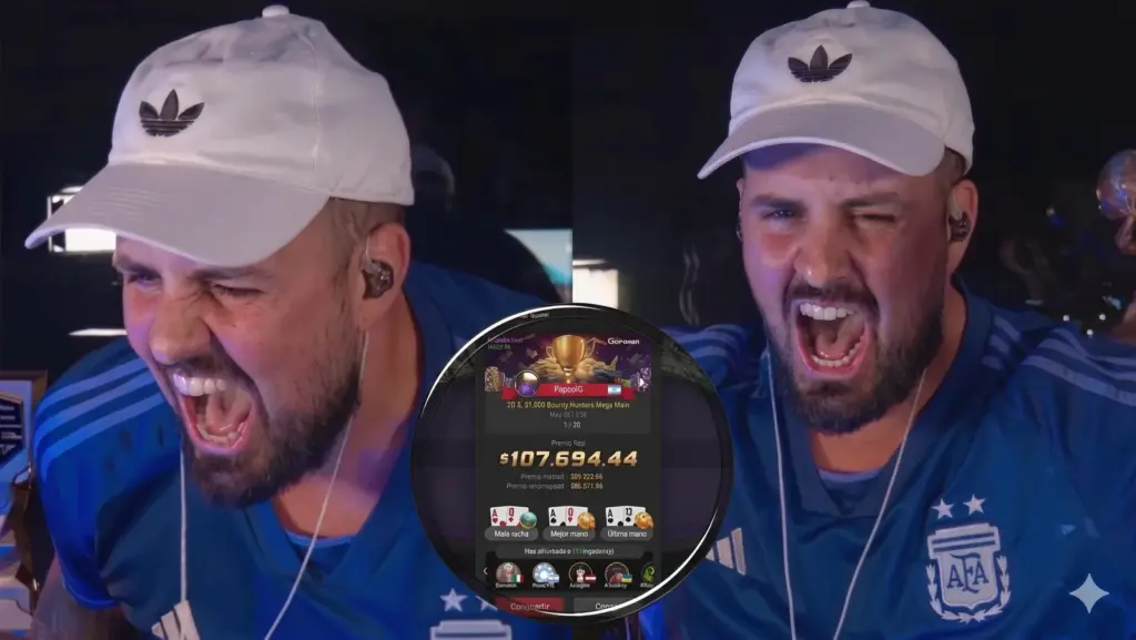 Papo MC imparable: salió campeón y se llevó más de 100 mil dólares en vivo por streaming