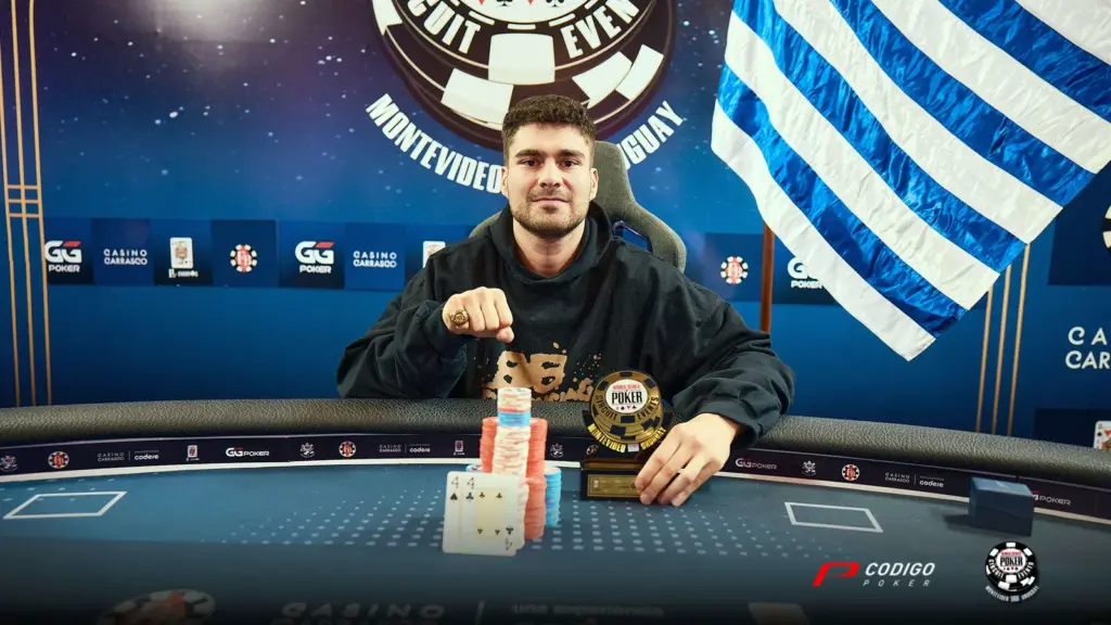 Juan Videla ganó el evento Single Day KO de la WSOP Montevideo