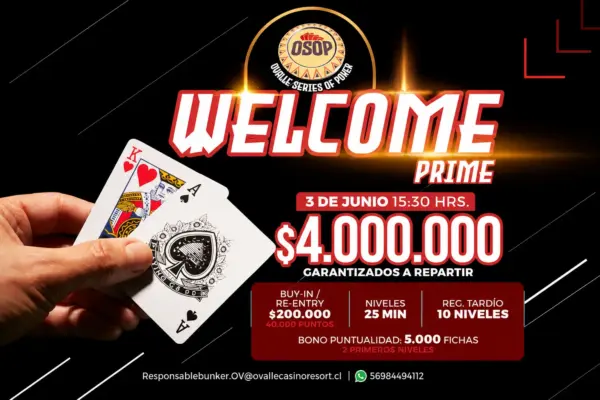 Зажигаются столы! Сегодня начинается OSOP Prime с турниром Welcome - CodigoPoker