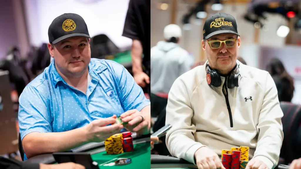 Шон Диб и Фил Хельмут борются за славу на чемпионате No-Limit 2-7 Lowball Draw