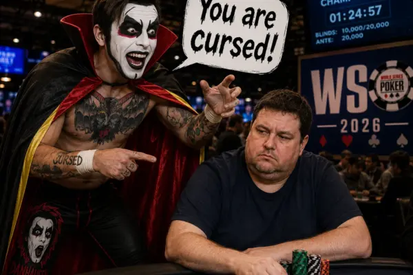 Danhausen входит на ринг WSOP и накладывает проклятие на Шона Диба - CodigoPoker
