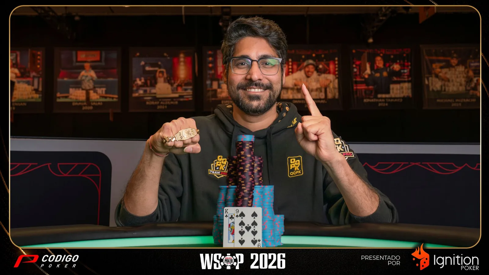 Nishant Sharma выиграл Событие #98 WSOP - CodigoPoker