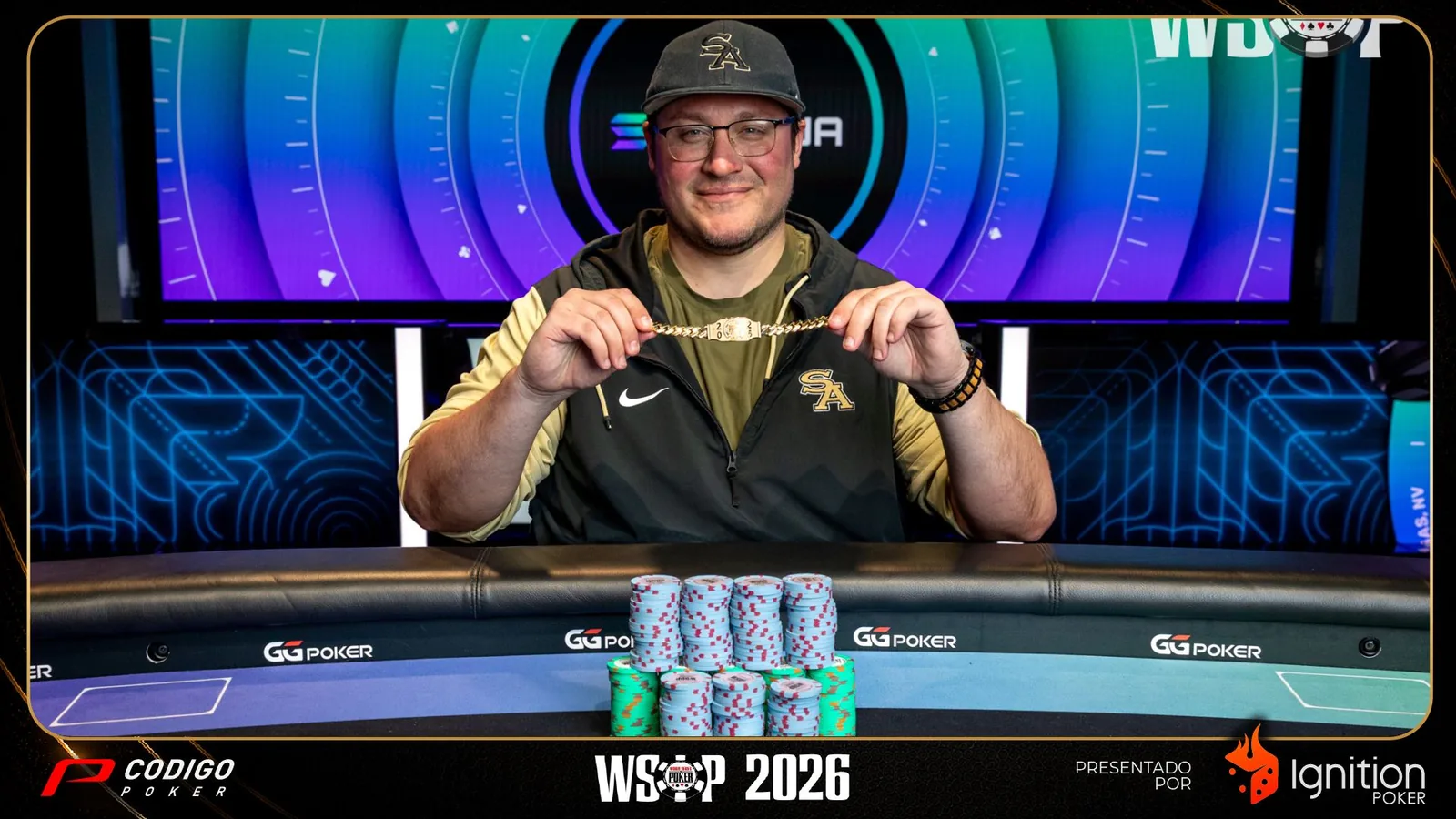 Sterling Lopez превзошёл Jeese Lonis, чтобы выиграть Событие #92 WSOP - CodigoPoker