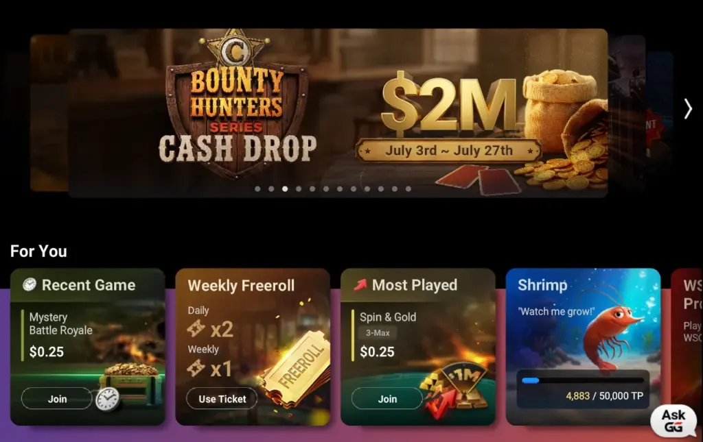 Последняя неделя Bounty Hunters Series с US$80.000.000 в турнирах и кэш-столах на GGPoker