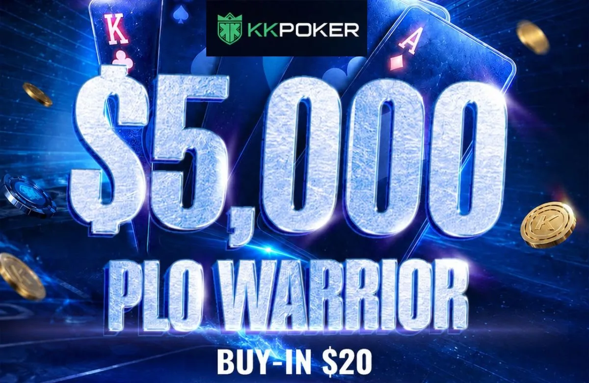 Возвращается $5K PLO Warrior на KKPoker с бай-ином $20