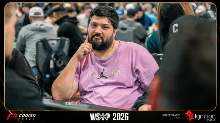 Lucas Cortijo Main Event Day 2Abc Wsop Las Vegas